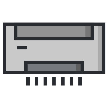 Web sitesi, sembol ve sunum için klima simgesi