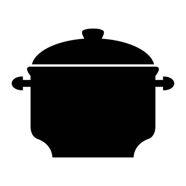 pan icon, vector illustration simple design