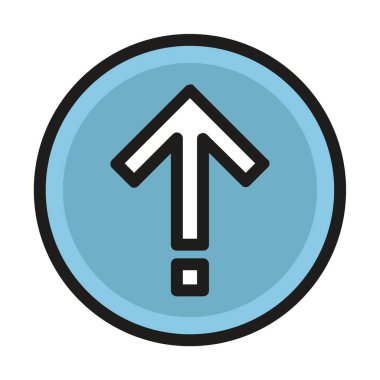 ok ağ simgesinin vektör ilülasyonu 