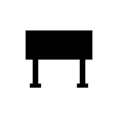 tablo simgesi, vektör illüstrasyonu basit tasarım 