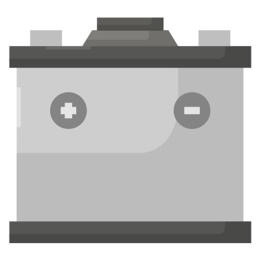 pil simgesi, vektör illüstrasyonu