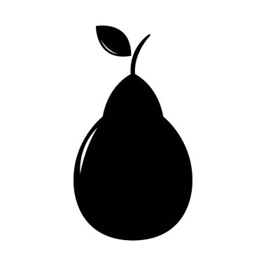 taze armut meyve izole simgesi