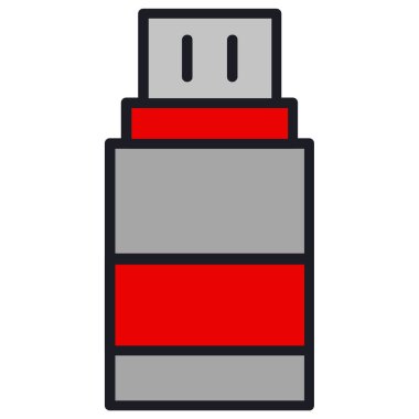 modern usb simgesi, vektör illüstrasyonu 