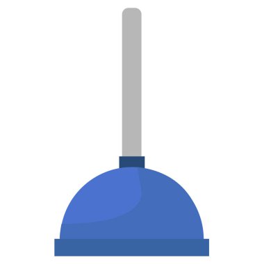 Beyaz arkaplanda izole edilmiş pompa simgesinin vektör çizimi