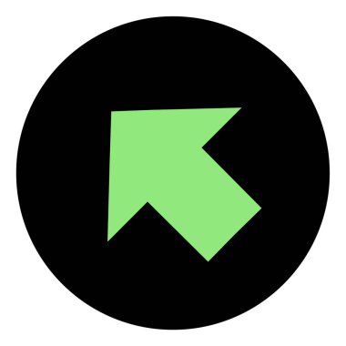 Web ve mobil uygulama tasarımınız için ok simgesi çizimi arkaplanı, ok logosu 