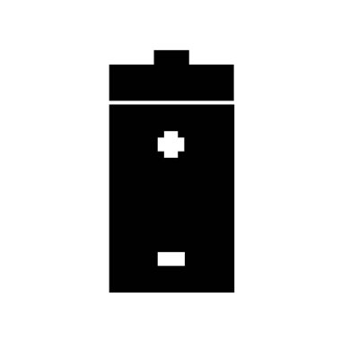 pil simgesi, vektör illüstrasyonu