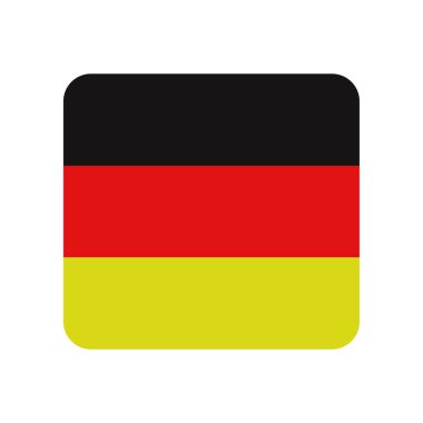 izole edilmiş Almanya bayrak vektör çizimi tasarımı