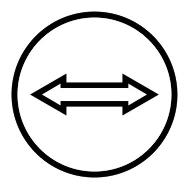 Çift ok simgesini, vektör çizim