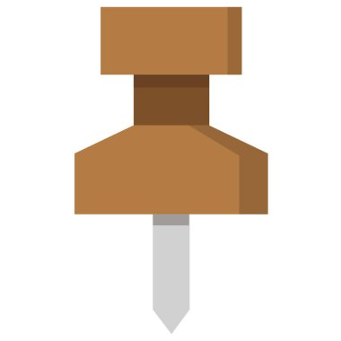 Pin simgesinin vektör illüstrasyonu