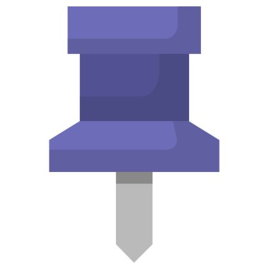 Pin simgesinin vektör illüstrasyonu