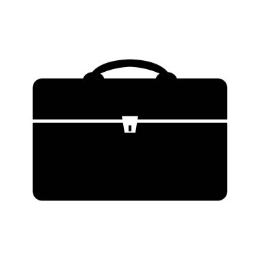 evrak çantası ikonu vektör illüstrasyonu 