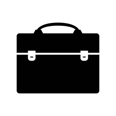 evrak çantası ikonu vektör illüstrasyonu 