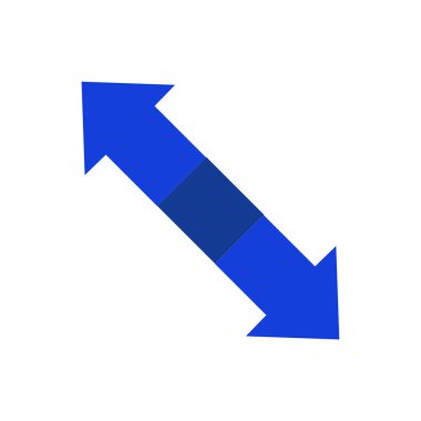 Web ve mobil uygulama tasarımınız, ok logosu konseptiniz için ok simgesi çizimi arkaplanı 