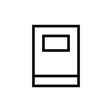 kitap simgesi vektör illüstrasyon tasarımı