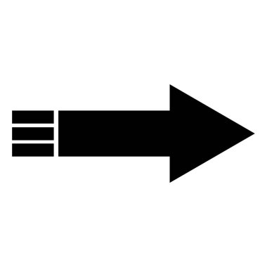 Web ve mobil uygulama tasarımınız, ok logosu konseptiniz için ok simgesi çizimi arkaplanı 