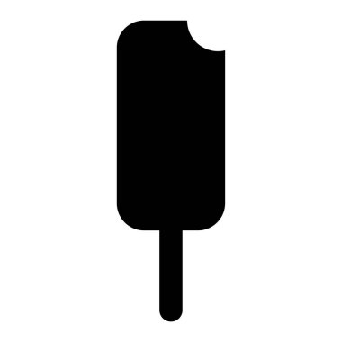 dondurma simgesi, vektör illüstrasyonu