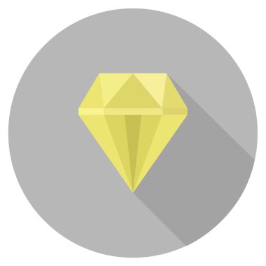 Elmas simgesi, vektör illüstrasyonu