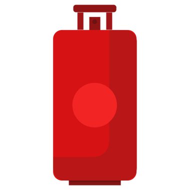 gaz şişesi simgesi beyaz arkaplanda izole