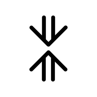 ok simgesi, illüstrasyon tasarım vektörü