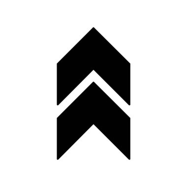 Web ve mobil uygulama tasarımınız, ok logosu konseptiniz için ok simgesi çizimi arkaplanı 