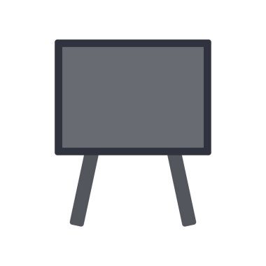 Sunum için boş reklam panosu vektör simgesi