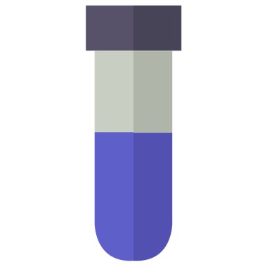 Beyaz arkaplanda izole edilmiş matara simgesi ve vektör illüstrasyonu 