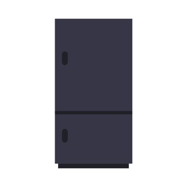 Beyaz arka plan üzerinde izole buzdolabı simgesi