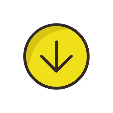 Web ve mobil uygulama tasarımınız, ok logosu konseptiniz için ok simgesi çizimi arkaplanı 