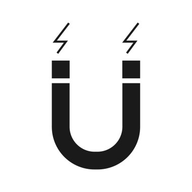 mıknatıs simgesi vektör çizimi