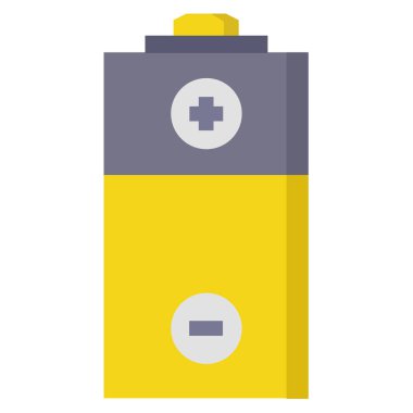 pil simgesi, vektör illüstrasyonu