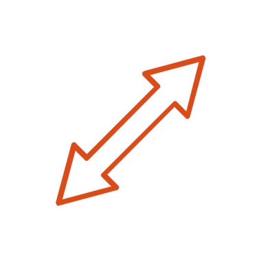 ok ağ simgesinin vektör ilülasyonu 