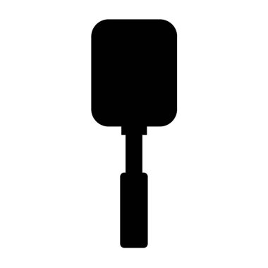Mutfak spatula simgesinin vektör çizimi
