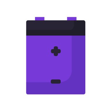 pil simgesi, vektör illüstrasyonu