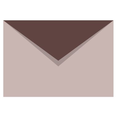 Posta zarfı simgesi. İzole edilmiş beyaz arkaplan üzerindeki e- posta iletisi vektör illüstrasyonu 