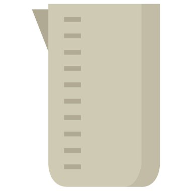 kahve fincanı düz simgesi, vektör.