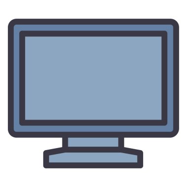 TV web simgesi basit illüstrasyon