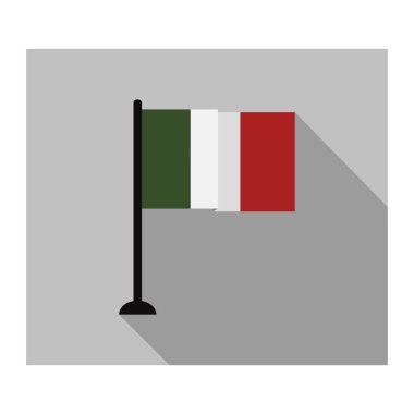 izole bayrak italy simgesi