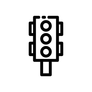 Modern araba aydınlatma simgesinin vektör illüstrasyonu