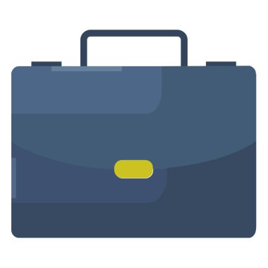 evrak çantası izole edilmiş simge vektör illüstrasyonu