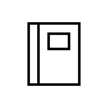 kitap simgesi vektör illüstrasyon tasarımı