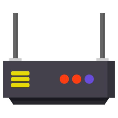 yönlendirici vektör simgesi beyaz arka plan üzerinde