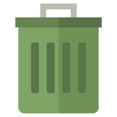 Çöp kutusu simgesi, çöp kutusu simgesi, çöp kutusu simgesi beyaz arkaplanda izole.