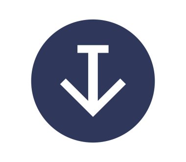 ok düz ikon vektör illüstrasyonu