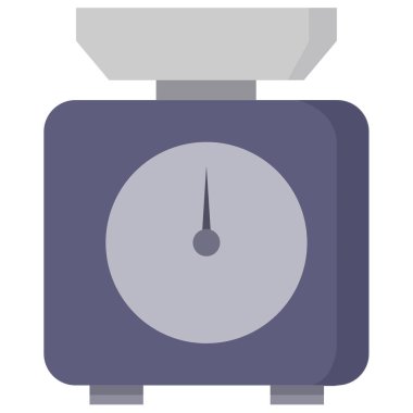 Beyaz arkaplanda mutfak boyutu simgesi