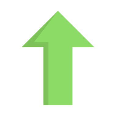 Ok. Web simgesi basit bir illüstrasyon. ok vektörü sembolü. 