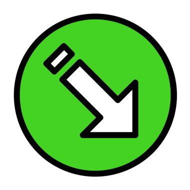 Projeniz için ok vektör simgesi