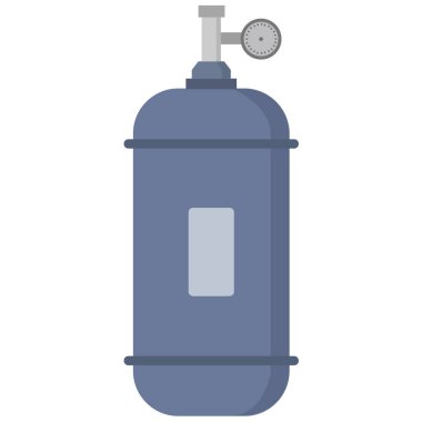 gaz şişesi simgesi beyaz arkaplanda izole