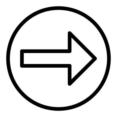 ok simgesi, vektör illüstrasyonu 