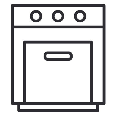 mutfak fırın kutsal kişilerin resmi, vektör çizim