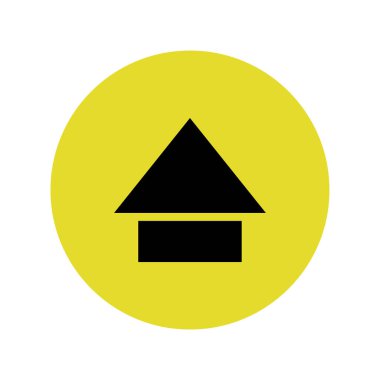 ok düz ikon vektör illüstrasyonu